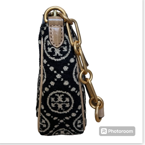 Tory Burch T Monogram Chenille Studio Shoulder Bag - Picture 7 of 16